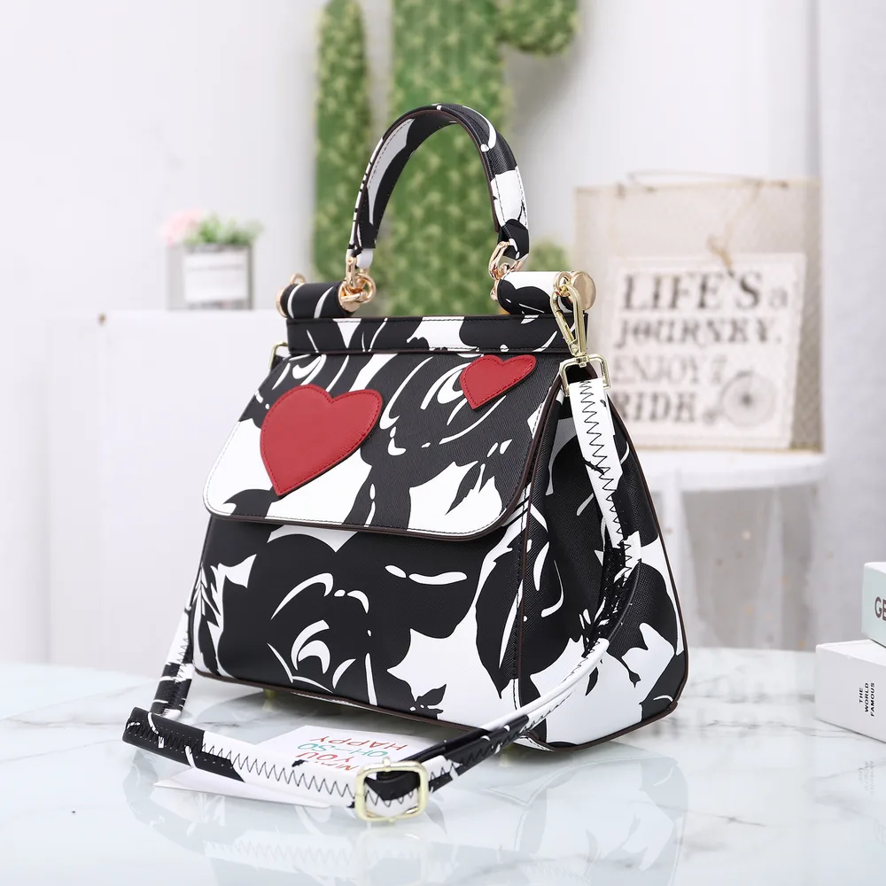 fashiion DG Ladies Bag Printing Handbag Box Designer Bag Heart - Shop at LoveMi