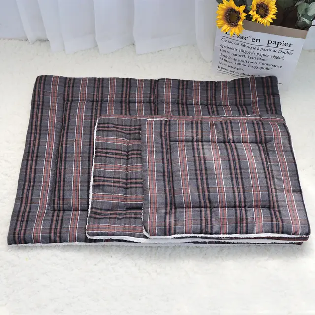 Cotton Pet Cushion Soft Dog Bed Brown - Shop at LoveMi