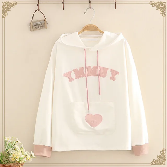 High School Junior High School Students Spring Pullover Jacket White - Shop at LoveMi