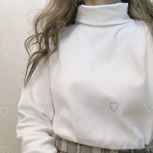 Cute Niche Bm Wind Positive Shoulder Short sleeved T shirt Polo Shirt Girl Summer Soft Girl Small Loose Half Sleeve White Short - Shop at LoveMi