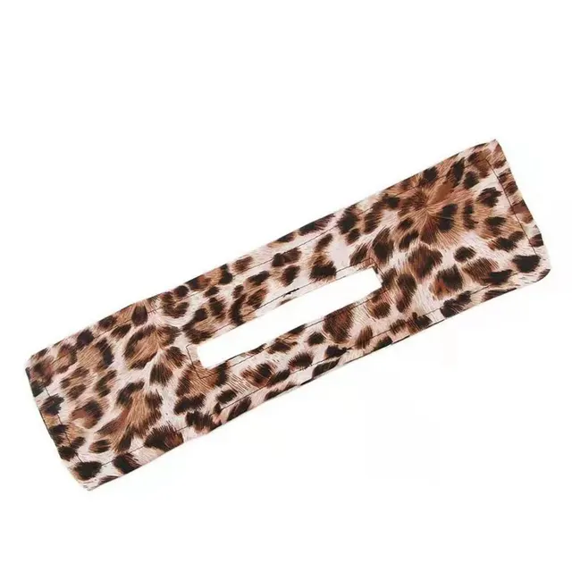 Leopard Knotted Wire Hair Curler Print Wire Headband Print Hairpin Leopard Print - Shop at LoveMi