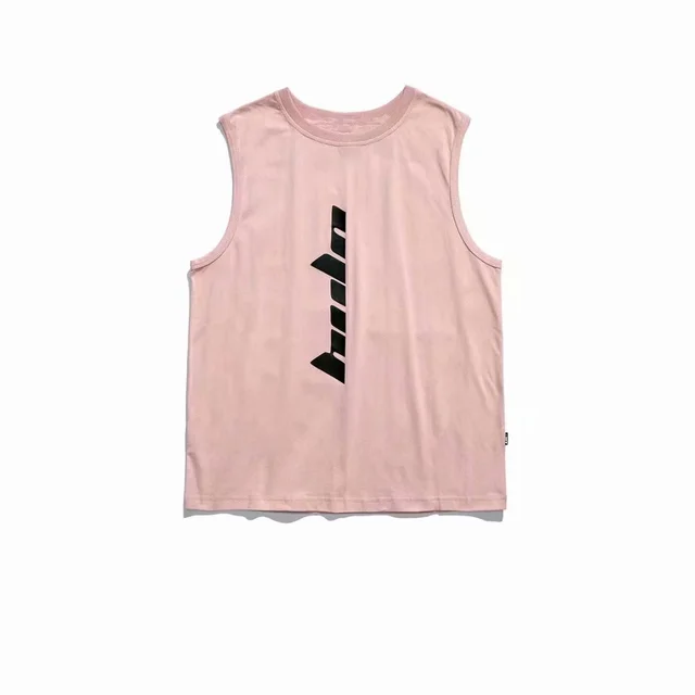 Hip hop Basketball Vest Men's Waistcoat Loose Personality Trend Sports Casual Sleeveless Shirt Pink - Shop at LoveMi