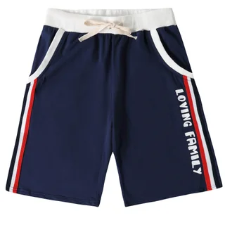 Color Matching Pocket Family Suit Parent-child Short Sleeve T-shirt - Pants