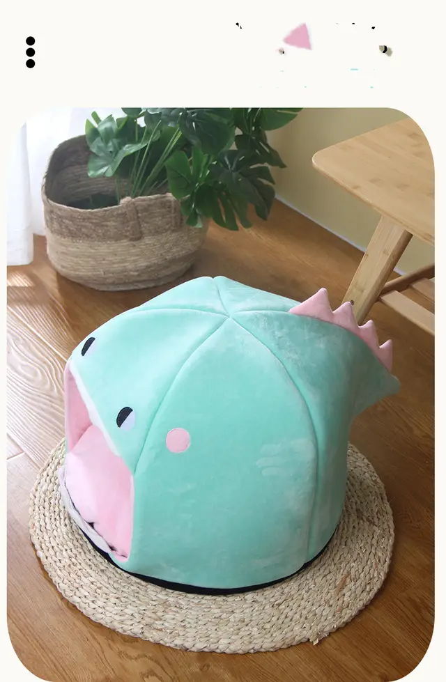 New Cave Cat House Pet Bed Tent Lounger Dog Basket Mat Puppy Green - Shop at LoveMi