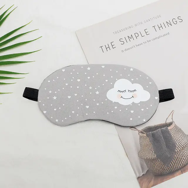 Sleeping Eye Mask With Ice And Hot Compress Grey - Shop at LoveMi