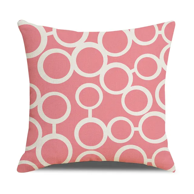 Cross border Pillowcase Simple GeometryHot Sale Linen Pillowcase Sofa Pillow Household Items 31Style - Shop at LoveMi
