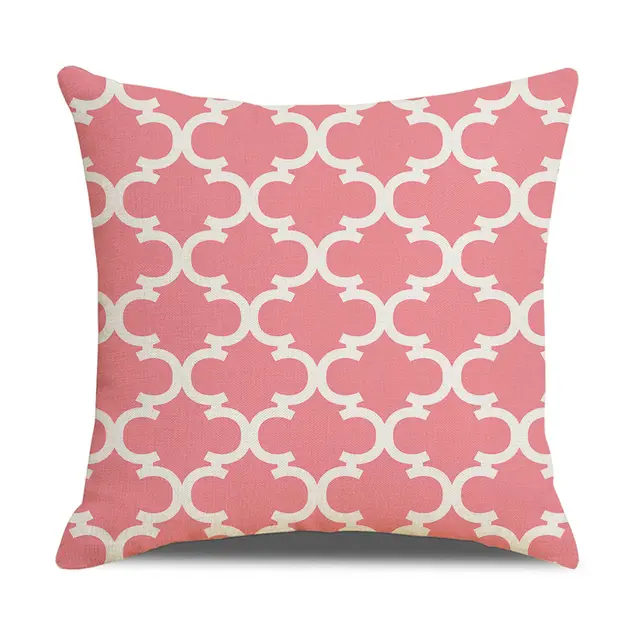 Cross border Pillowcase Simple GeometryHot Sale Linen Pillowcase Sofa Pillow Household Items 32Style - Shop at LoveMi