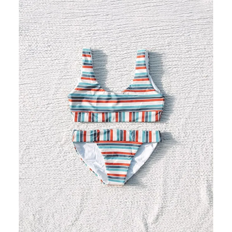 Explosion Style Striped Swimsuit Women A L - Shop at LoveMi