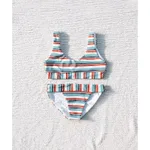 Explosion Style Striped Swimsuit Women - A-L