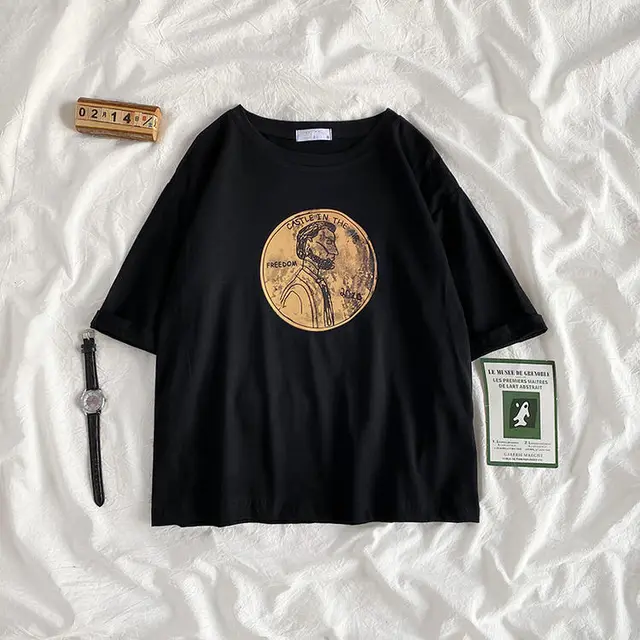 Style Short Sleeve Korean Version Black - Shop at LoveMi