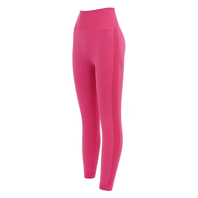 Peach Smile Chrysanthemum Net Red Fitness Pants Women's Running Sports Tight Hips High Waist Yoga Pants Red - Shop at LoveMi