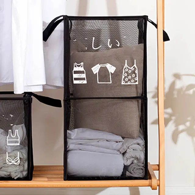 Dirty Clothes Basket Laundry Bathroom Storage Basket Black - Shop at LoveMi