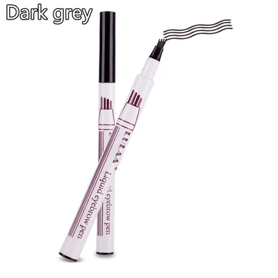 Waterproof Four claw Eyebrow Pencil 3 Color Makeup Dark Grey - Shop at LoveMi