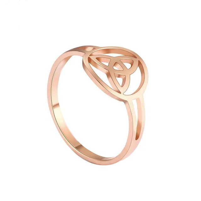 Stainless Steel Ring Thanksgiving Gift Bracelet Rose Gold - Shop at LoveMi