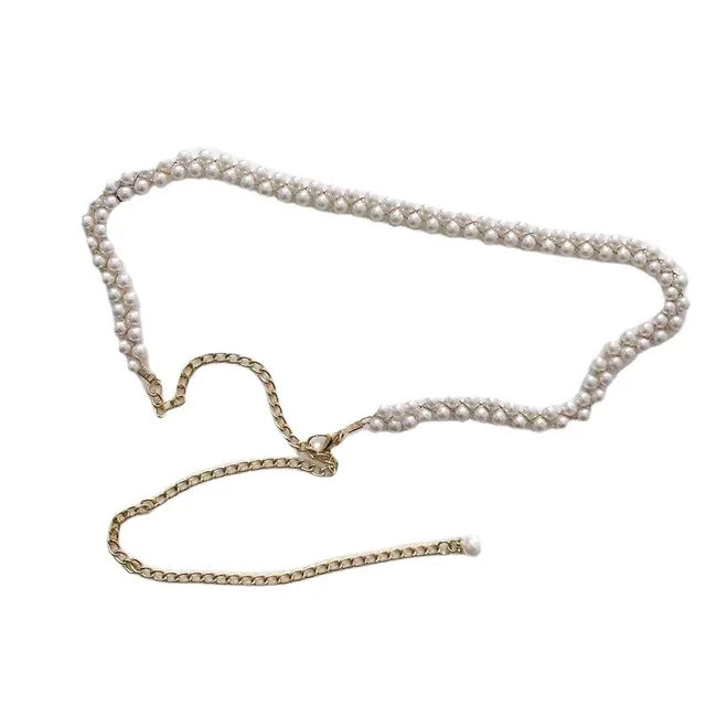 New Ladies Pearl Waist Chain White - Shop at LoveMi