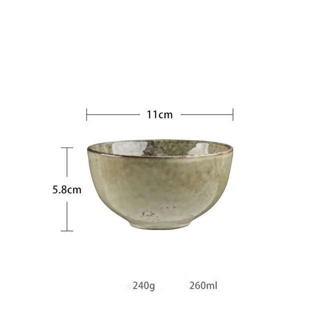 Japanese Retro Set Pitted Tableware Household Dish Pasta Plate - Shop at LoveMi