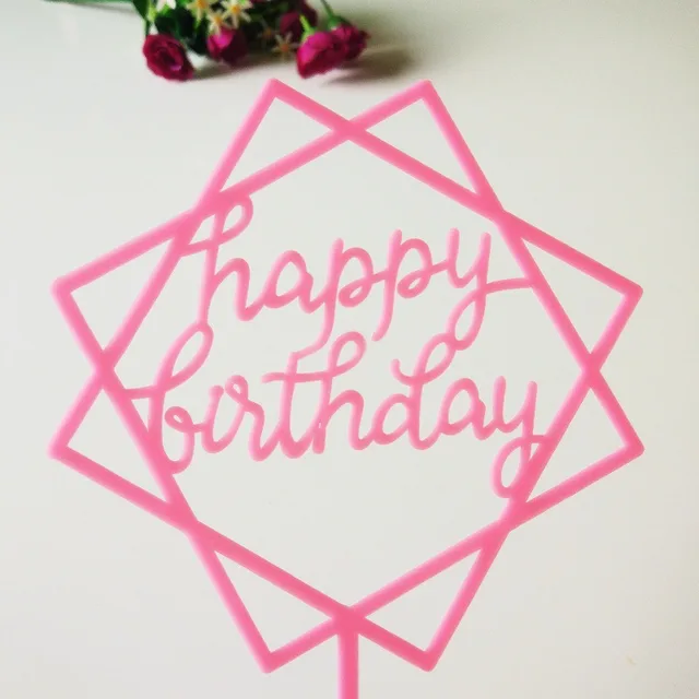 Birthday Cake Insert Plastic Cake Decoration - Shop at LoveMi