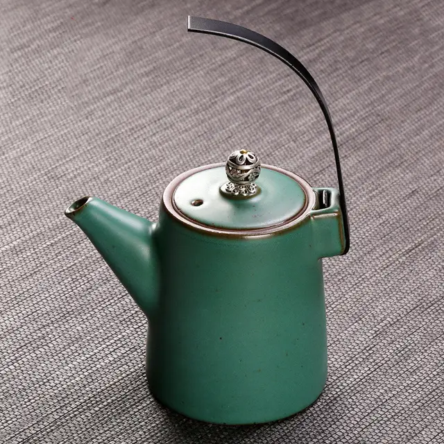 Antique Teapot Handle Pot Ceramic Retro Tea Maker Household Copper Handle 7 Style - Shop at LoveMi
