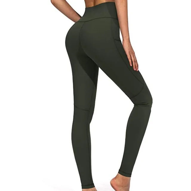 High Stretch Print Ladies Running Fitness Exercise Yoga Leggings Green - Shop at LoveMi