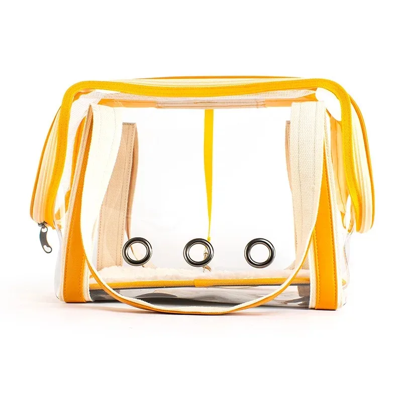 Pet Traveling Backpack Shoulder Bag Single Shoulder Transparent Space Capsule Cat Bag Going Out Injection Bathing Breathable Dog Bag Transparent - Shop at LoveMi
