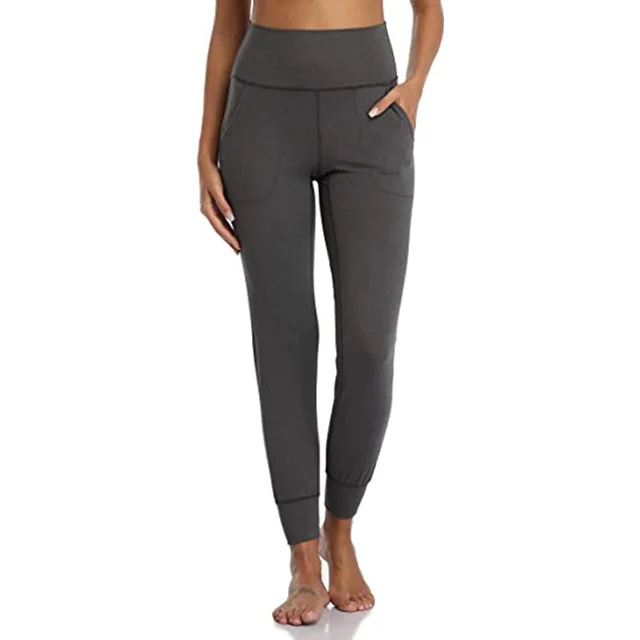 Product Lulu New Casual Multicolor Loose Bottoming High Waist Yoga Pants Gray - Shop at LoveMi