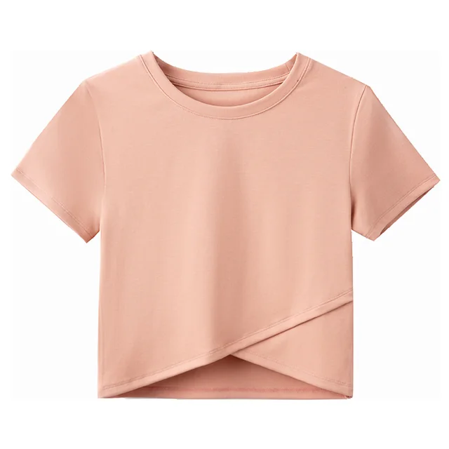 Short Top Latin Practice Dance Clothes Pink - Shop at LoveMi