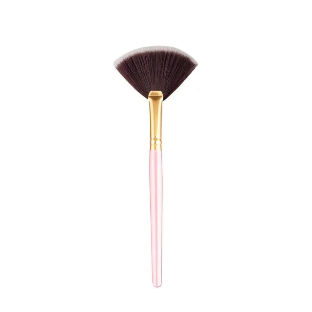 Blush Loose Powder Leftover Powder Makeup Brush Pink Gold - Shop at LoveMi