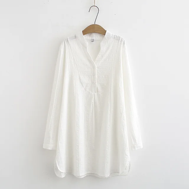 Plus Fat Plus Size Womens Fat Mm200 Kg Autumn Ladies Loose White - Shop at LoveMi