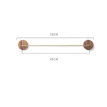 Round Single Rod 51Cm