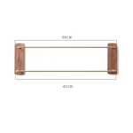 Square Double Pole 50Cm