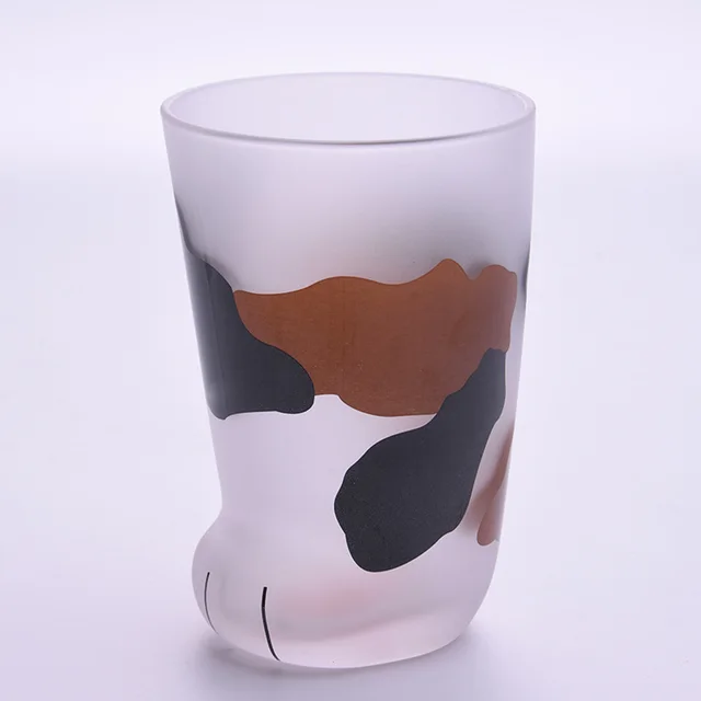 Creative Cute Cat Paws Glass Tiger Paws Mug Office Coffee Mug Tumbler Personality Breakfast Milk Porcelain Cup Gift Sanhua - Shop at LoveMi