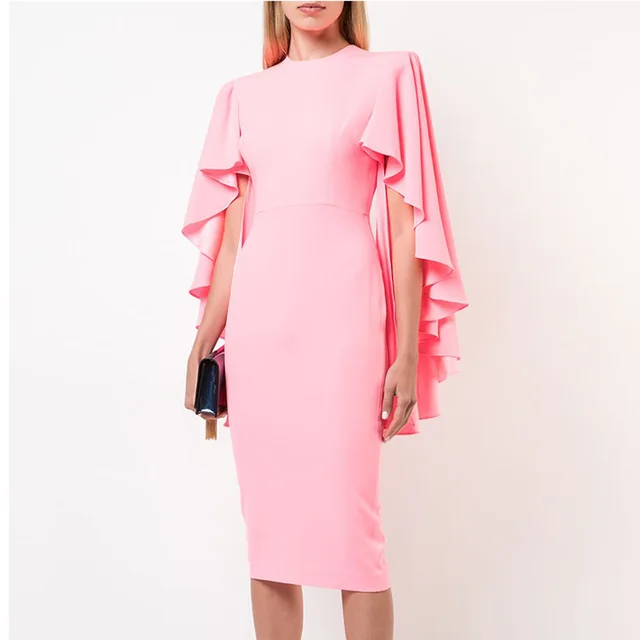 Elegant Temperament Evening Dress Annual Party Banquet Dress Pink - Shop at LoveMi