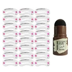 Black Plus 24Pcs Eyebrow Card
