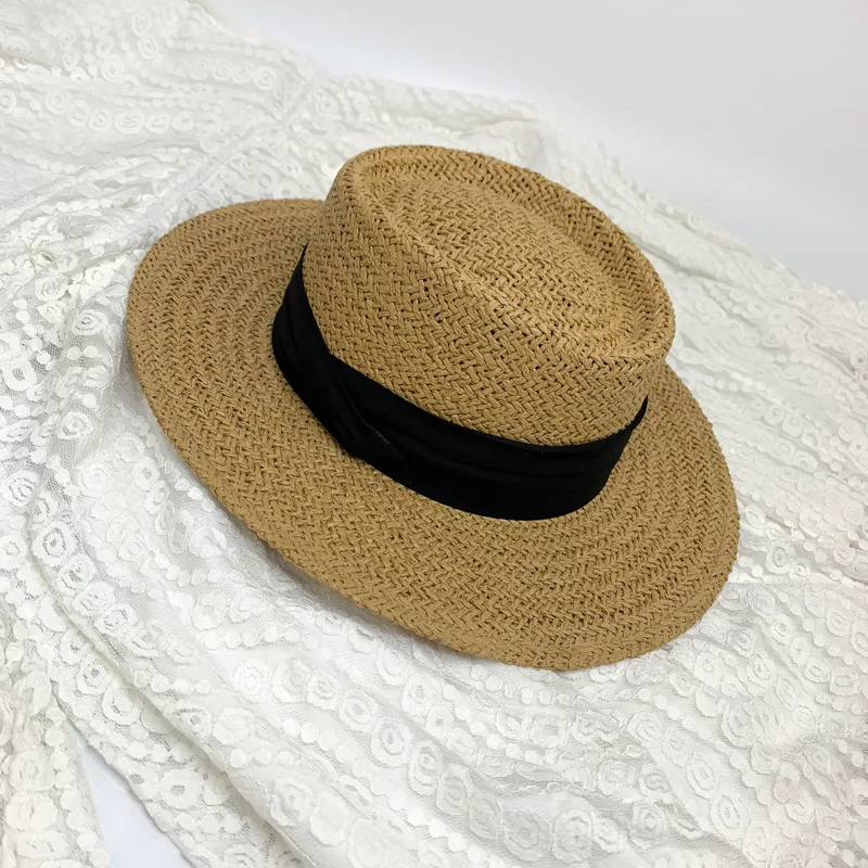 Net Red French Hat Flat Top Hand woven - Shop at LoveMi