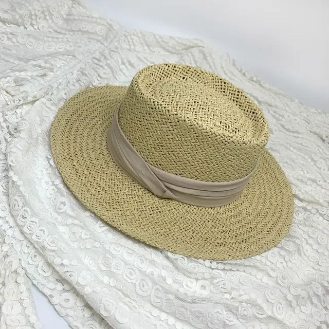Net Red French Hat Flat Top Hand woven - Shop at LoveMi