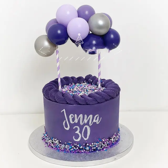 Net Red 5 Inch Sequined Small Balloon Cake Decoration Style2 - Shop at LoveMi