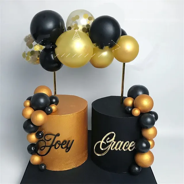 Net Red 5 Inch Sequined Small Balloon Cake Decoration Style8 - Shop at LoveMi