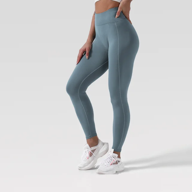 Breathable Super Stretch Seamless Sports Fitness Pants Bean Green - Shop at LoveMi