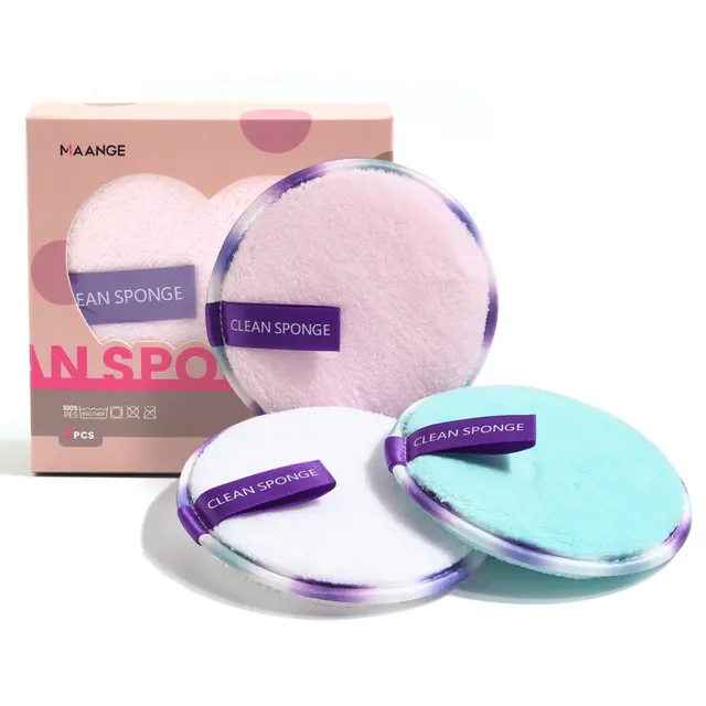 Lazy Makeup Remover, Soft And Clean On Both Sides Whitepinkblue - Shop at LoveMi