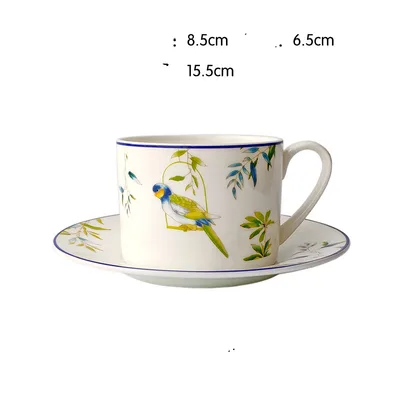 Parrot bone china tableware set Coffee Cup And Saucer - Shop at LoveMi