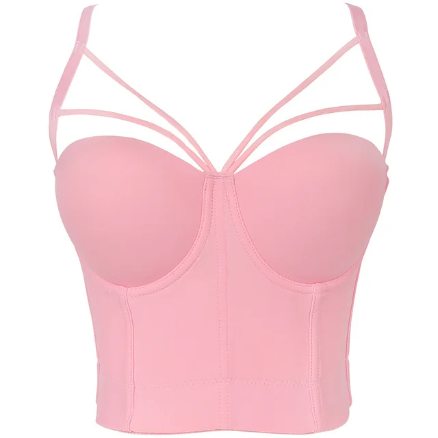 Triangle Camisole Women's Shaping Corset Cotton Underwear Pink - Shop at LoveMi