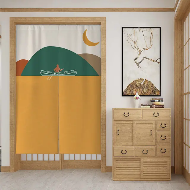 Custom Fabric Door Curtain Partition Curtain Style11 - Shop at LoveMi