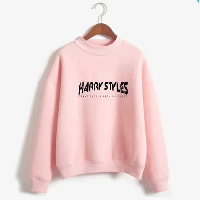 Casual High neck Long sleeved Sweater 2Pink - Shop at LoveMi