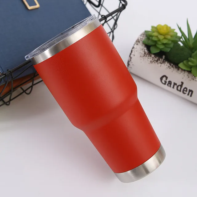 304 Stainless Steel Outdoor Large capacity Vacuum Flask Red - Shop at LoveMi
