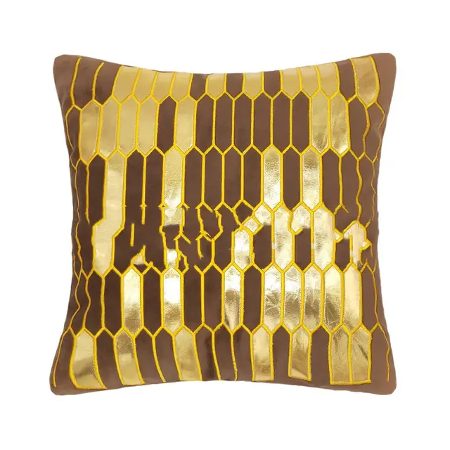 Office Sofa Dutch Velvet Pillowcase Brown - Shop at LoveMi
