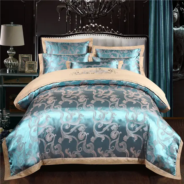 European Style Jacquard Cotton Embroidery Quilt Cover Luxury Style - Shop at LoveMi