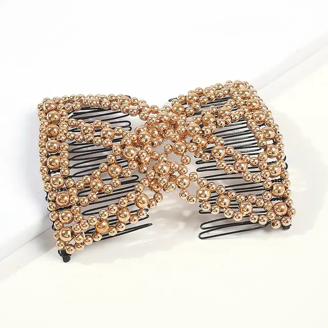 Variety Hair Comb Bow Hairpin Gold - Shop at LoveMi