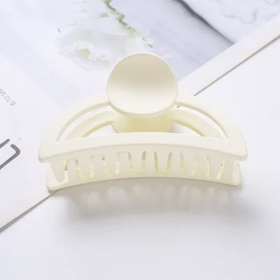 Hair Clip, Headdress, New Hair Clip, Back Head, Simple Hairpin, Large Clip, Shark Clip White - Shop at LoveMi