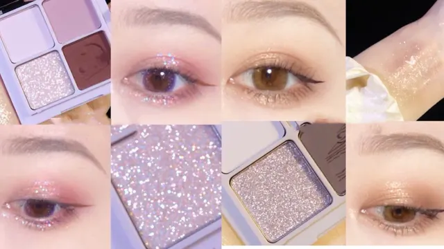 Four color Eyeshadow Palette Matte Pearlescent Earth Gray Purple Waterproof Sequin Glitter Student 7Style - Shop at LoveMi