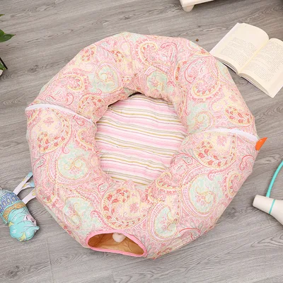 The New Pet Cat Tunnel Sleeping Nest Can Accommodate Folding Cat Channel Intellectual Cat Toy Korean Fans All Month - Shop at LoveMi